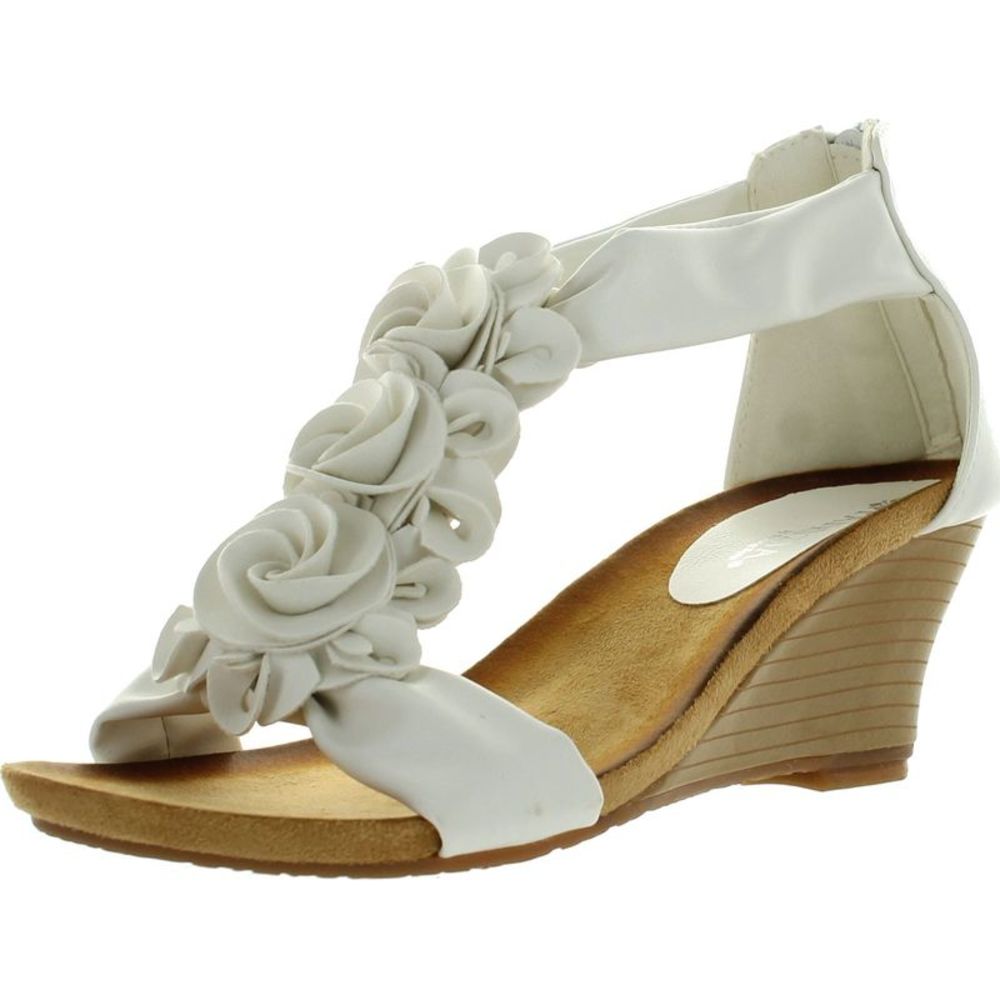 PATRIZIA Harlequin White Womens sandals 39 NEW